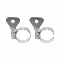 Хомут-бабочка 16-25мм, 2шт, металлический, 10мм, с метал. ключом Сибртех
