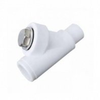 Фильтр ПП 25мм, 45 градусов, внутр/наруж, белый, сетчатый ПП 25х3/4" (Valfex)