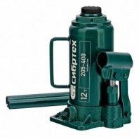 Домкрат гидравлический бутылочный 12 т, h подъема 205-400мм, Сибртех