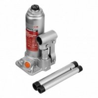 Домкрат гидравлический бутылочный 2 т, h подъема 181-345мм, Matrix