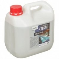 Жидкое стекло 4кг, натриевое, Ecolux