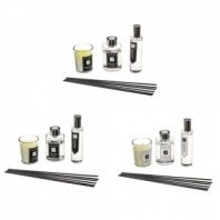 Набор Home ароматизатор-диффузор, спрей и свеча, 60, 30мл 50г wood sage,white flower,pear NEW GALAXY