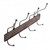 Вешалка настенная "Плетенка", металл, 4 крючка, 33х16х5см VETTA