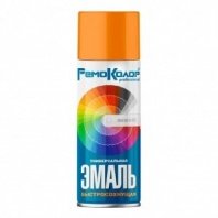 Эмаль оранжевая глянцевая 520мл акриловая, Ремоколор