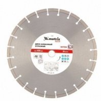 Алмазный диск сегмент 350х25,4мм, "Железобетон", сухой/мокрый рез, PRO// Matrix