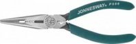 Длинногубцы 160мм, прямые, многофункциональные, с ПВХ рукоятками Jonnesway P066 (тонкогубцы)
