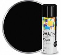 Эмаль черная матовая 520мл акриловая, Лакра Color