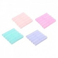 ЮНИLOOK Набор бигуди 10шт, пластик, 6,8х2,5см, 4 цвета, ACS-75
