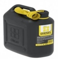 Канистра 10л (пластик) для ГСМ Oktan Дизель А1-01-16 (Черный)*5 0234