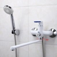 Смеситель для ванны, Frap, с картриджем, бел, F2234