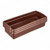 Поддон для рассады 444х185х82 мм, пластиковый, 3 шт, под 10 горшочков 460 мл.// Palisad