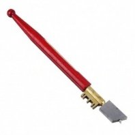 Стеклорез 1-роливовый деревянная рукоятка алмазный, Ермак, 669-098