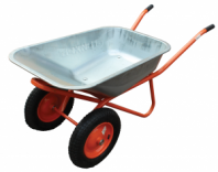 Тачка 2-кол строительная 90л 200кг садово-строительная Т 90-2 Вихрь