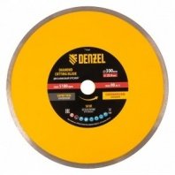 Алмазный диск сплошной 300х25,4х2,4мм, тонкий, высота кромки 10мм, мокрый рез, горячее прессование, Denze