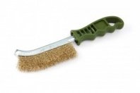 Щетка ручная 1-рядная, пласт. ручка, латунная щетина ДТ