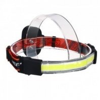 Фонарь налобный светодиодный на батарейках, COB, 3*ААА, 3 режима, ЕРМАК