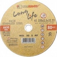 М 230х2,5х22 мет+нерж Long Life Луга (голубой)