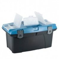 Ящик для инструмента 19", 480х280х225мм, с выдвижным органайзером и органайзером под биты