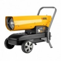 Тепловая дизельная пушка 45кВт, 1000м3/час, 3,9л/ч, дизель, прямой нагрев, 25,8кг, эл.терм. DHG-45i, Denzel