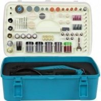 Гравер электрический 160Вт, 11000-35000об/мин, цанга 3,2мм, гибкий вал, дисплей, 215пр., с ЖК дисп MEKKAN