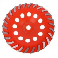 Чашка алмазная 230мм зачистная турбо, TURBO ЕРМАК