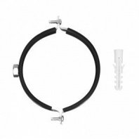 Хомут сантехнический д/труб 108-116 (4"), резин.упл., шпилька+дюбель, 1 шт., Россия Сибртех