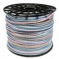 Шнур 10мм (200м) вязанный полипропиленовый с сердечником цветной 29 ктекс; 250 кгс (бухта)