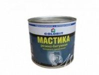 Мастика 0,8кг битумно-резиновая КОЛОРИТ
