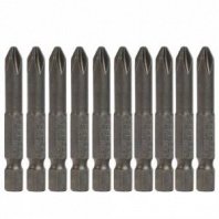 Бита PH2, 50мм, 10шт, сталь S2, в пластиковом боксе PATRIOT