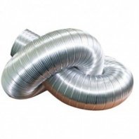 Воздуховод вентиляционный алюминий гофрированный 140мм, 3м, Event