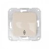 Выключатель 1 кл. проходной С/У, бежевый, 10А мех. KRANZ DEA