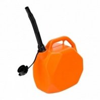 Канистра 10л, пластик, для ГСМ, со скошенными углами, Stels