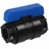 ПНД кран 1"-3/4", внутр/внутр, шаровой, Valfex, 1210120100034