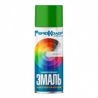 Эмаль зеленая глянцевая 520мл акриловая, Ремоколор