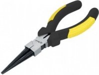 Круглогубцы 165мм, Стандарт, желто-черные ручки, полированная сталь