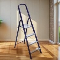 Лестница стремянка 4 ст, сталь, (сталь+алюм. ступени) 1 секция, 0.82 м, 150 кг, Alumet, М8404