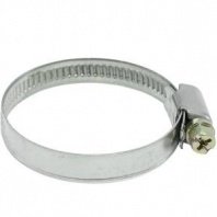 Хомут червячный 32-50мм, 5шт. накатный, нерж.сталь, Политех