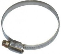 Хомут червячный 8-12мм, 5шт. накатный, нерж.сталь, Политех