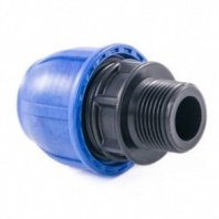 Муфта ПНД 20х3/4", наруж рез, РосТурПласт