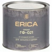 Грунт ГФ-021 красно-коричневая 1,8кг, алкид, Erica
