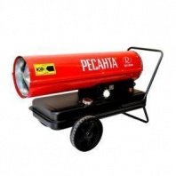 Тепловая дизельная пушка 30кВт, 1400м3/час, 2,2л/ч, дизель/керосин, прямой нагрев, 20кг ТДП-30000 Ресанта