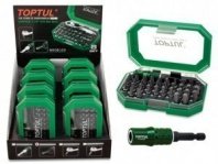 (8 сетов) Набор бит 1/4" с магнитным держателем TOPTUL (GACW3502S)