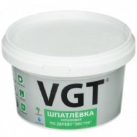 Шпатлевка по дереву бук 1кг, акрил, VGT, Экстра