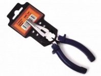 Длинногубцы прямые 200мм, с синими ручками СЕРВИС КЛЮЧ (утконосы)