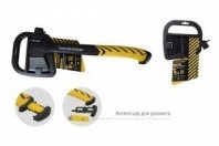 Топор 650г фиберглассовая ручка. с TPE, c ЗАЖИГАЛКОЙ, кованый, PTFE покр.pat., Hanskonner