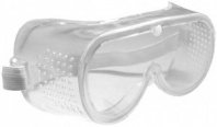 Очки защитные закрытого типа с прямой вентиляцией (линзы, поликарбонат, эластичная лента) РФ