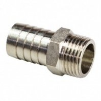 Штуцер для шланга d10х1/2", Ш(НР), никель, РосТурПласт