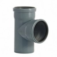 Тройник канализационный внутренний 110х110 мм, 90 градусов, РосТурПласт, полипроп, 36574