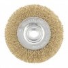 Щетка металл. для УШМ 100мм/М14 тарелка крученая латунированная Matrix