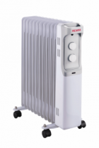 Масляный радиатор 12 секций, 2,5кВт, 25м2 ОМ-12Н Ресанта